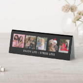 Plaque De Table Personalized 5 Photo Quote Desk Sign (En SItu (Tableau))