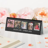 Plaque De Table Personalized 5 Photo Quote Desk Sign (In SItu (Mariage))
