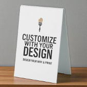 Plaque De Table Personalized Company Branded Custom Minimalist