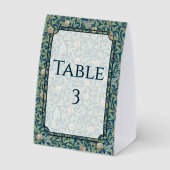 Plaque De Table PersonalizedWilliam Morris "Bird and Pomegranate"  (Verso)