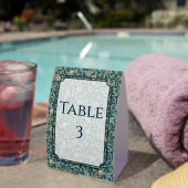 Plaque De Table PersonalizedWilliam Morris "Bird and Pomegranate"  (InVersositu (sur table))