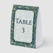 Plaque De Table PersonalizedWilliam Morris "Bird and Pomegranate" (Recto)