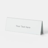 Plaque De Table Personnalisable Votre conception ou texte ici Pers (Recto)