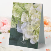 Plaque De Table Personnalisé White Hydrangea Mariage Love (In SItu (Mariage))