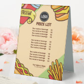 Plaque De Table Personnaliser le logo de l'entreprise | Thème Hotd (In SItu (Mariage))