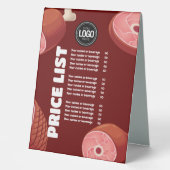 Plaque De Table Personnaliser l'entreprise | Boutique (Recto)