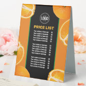 Plaque De Table Personnaliser l'entreprise | Orange Company (In SItu (Mariage))