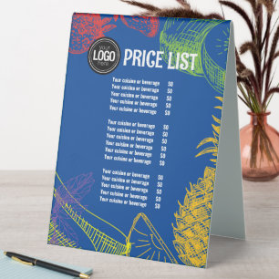 Plaque De Table Personnaliser l'entreprise   Société de fruits tro