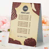 Plaque De Table Personnaliser les affaires modernes de chocolat (In SItu (Mariage))