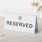 Plaque De Table Personnalisez votre logo l Professionnel Réservé B (En SItu (Tableau))