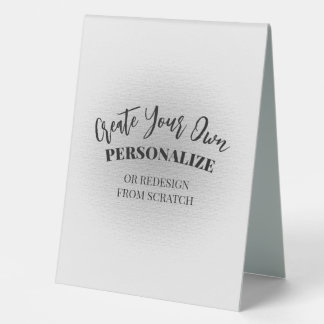 Plaque De Table Personnalisez-vous