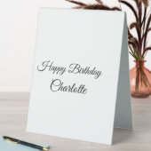 PLAQUE DE TABLE PETIT ANNIVERSAIRE DE CUTIE (En SItu (Tableau))