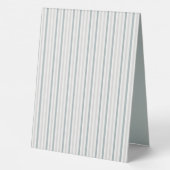 Plaque De Table Petit Eléphant d'arachide Baby shower bleu rayé (Verso)