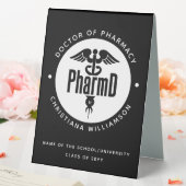 Plaque De Table PharmD Docteur en pharmacie Pharmacy Graduation Ph (In SItu (Mariage))