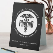 Plaque De Table PharmD Docteur en pharmacie Pharmacy Graduation Ph (En SItu (Tableau))