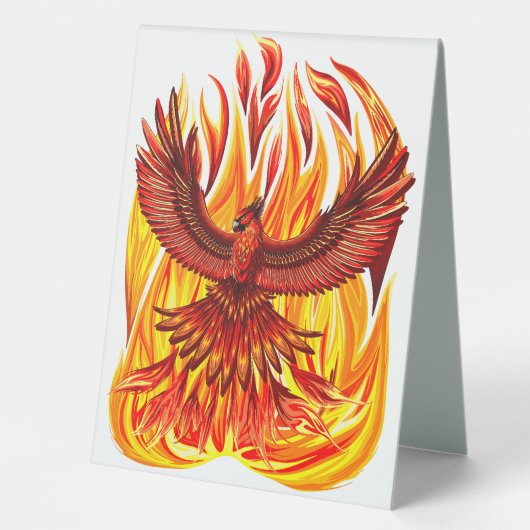 Plaque De Table Phoenix mythologique immortelle Créature (Recto)