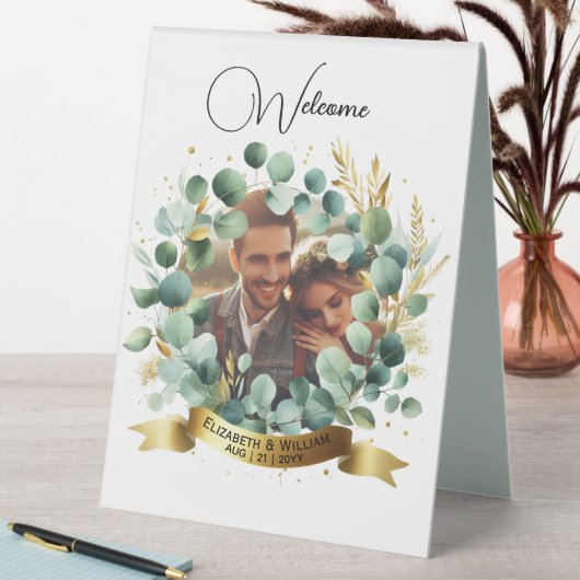 Plaque De Table PHOTO Cadeau Mariage Nouveaux mariés Anniversaire (En SItu (Tableau))