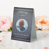 Plaque De Table Photo commémorative Célébration de la vie Souvenir (In SItu (Mariage))