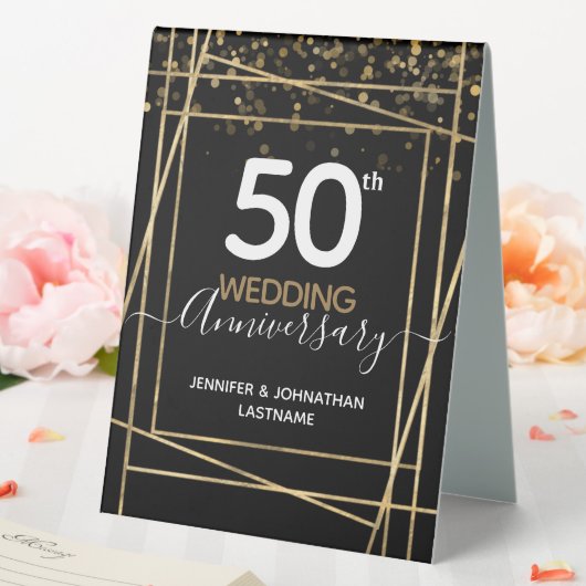 Plaque De Table Photo du 50e anniversaire du Mariage (In SItu (Mariage))