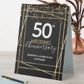 Plaque De Table Photo du 50e anniversaire du Mariage (En SItu (Tableau))