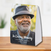Plaque De Table Photo Memorial Remembrance Tribute