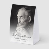 Plaque De Table Photo Memorial Tribute Death Funeral  (Recto)