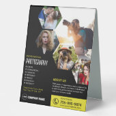 Plaque De Table Photographie Professionnelle Personnalisée (Recto)