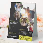 Plaque De Table Photographie Professionnelle Personnalisée (In SItu (Mariage))