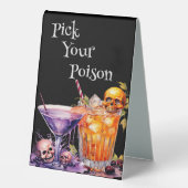 Plaque De Table Pick Your Poison Dragon Sign (Recto)