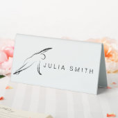 Plaque De Table Pilates Pose Côté Pli (In SItu (Mariage))