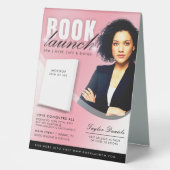 Plaque De Table Pink Women's Book Launch Event (Recto)