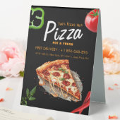 Plaque De Table Pizza Place Tente de table personnalisée (In SItu (Mariage))