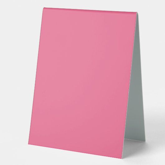 Plaque De Table Plain color solid rosy watermelon pink (Recto)