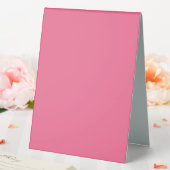 Plaque De Table Plain color solid rosy watermelon pink (In SItu (Mariage))