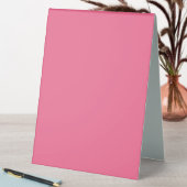 Plaque De Table Plain color solid rosy watermelon pink (En SItu (Tableau))
