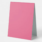 Plaque De Table Plain color solid rosy watermelon pink (Verso)