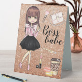 Plaque De Table Planner de fille chic et sauvage (En SItu (Tableau))