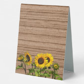 Plaque De Table Plaques en bois rustique personnalisées Barre de m (Verso)