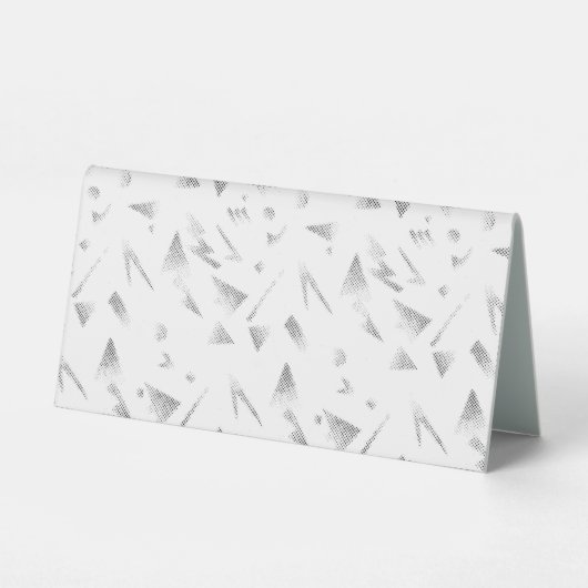 Plaque De Table Point, Fumée blanche (Verso)