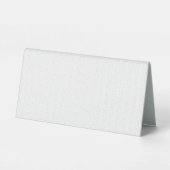 Plaque De Table Point, Fumée blanche (Verso)