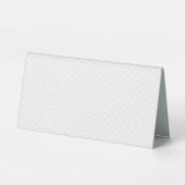 Plaque De Table Point, gris pâle (Verso)