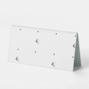 Plaque De Table Point, gris pâle