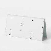 Plaque De Table Point, Gris pâle (Verso)