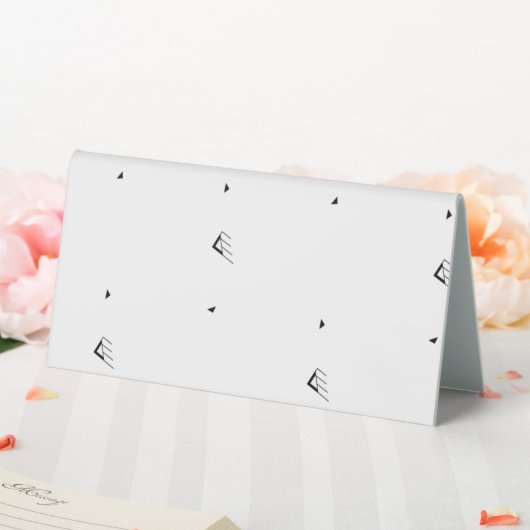 Plaque De Table Point, Gris pâle (In SItu (Mariage))