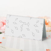 Plaque De Table Point, Grise comme une tourterelle (In SItu (Mariage))
