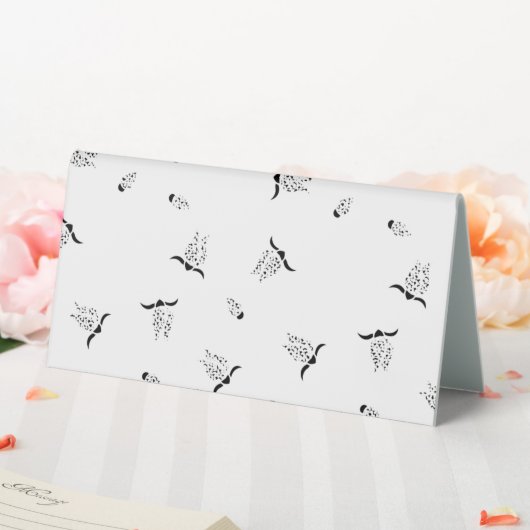 Plaque De Table Point, Nickel gris (In SItu (Mariage))