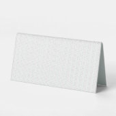 Plaque De Table Point, noir (Verso)