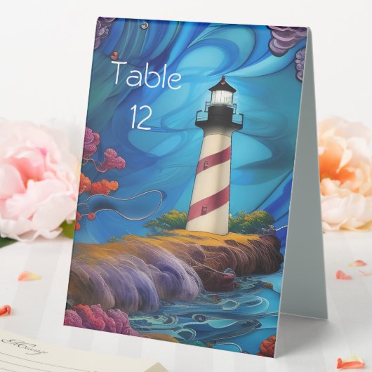 Plaque De Table Point phare (In SItu (Mariage))