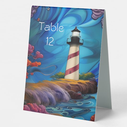 Plaque De Table Point phare (Verso)