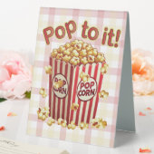 Plaque De Table Poppin' avec Style - "Pop to it!" (In SItu (Mariage))
